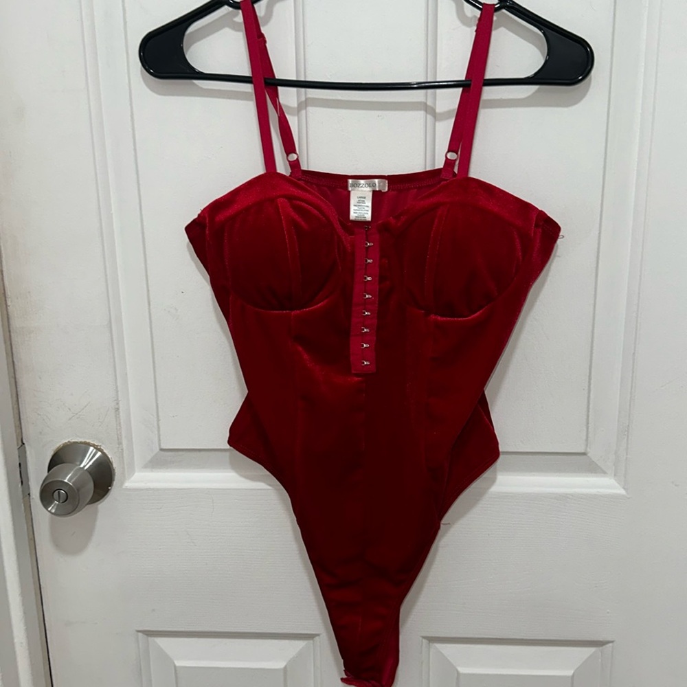 Bozzolo Red Bodysuit